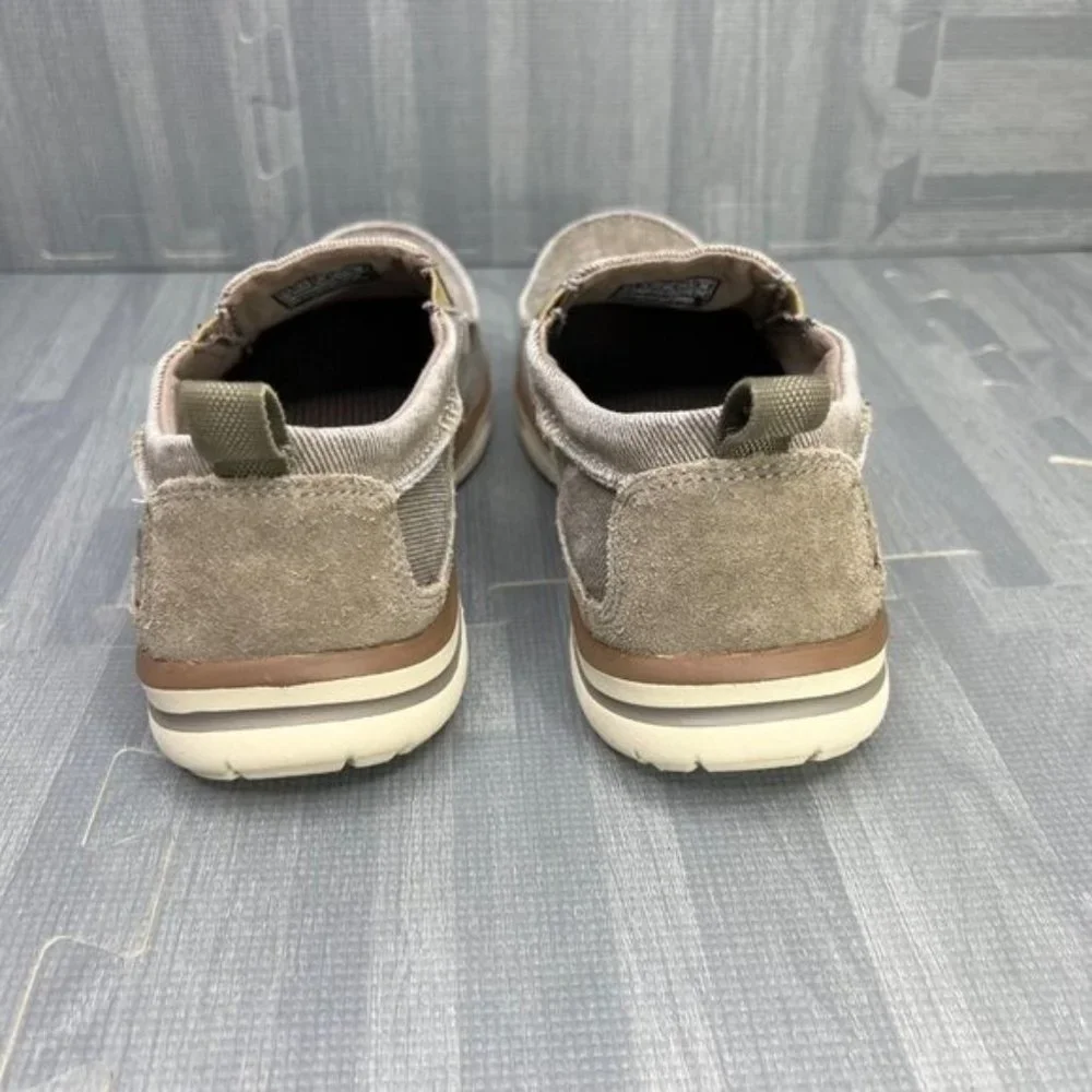 Skechers Relaxed Fit Elected Drigo Slip On Shoes Boys/Men Sz 6.5